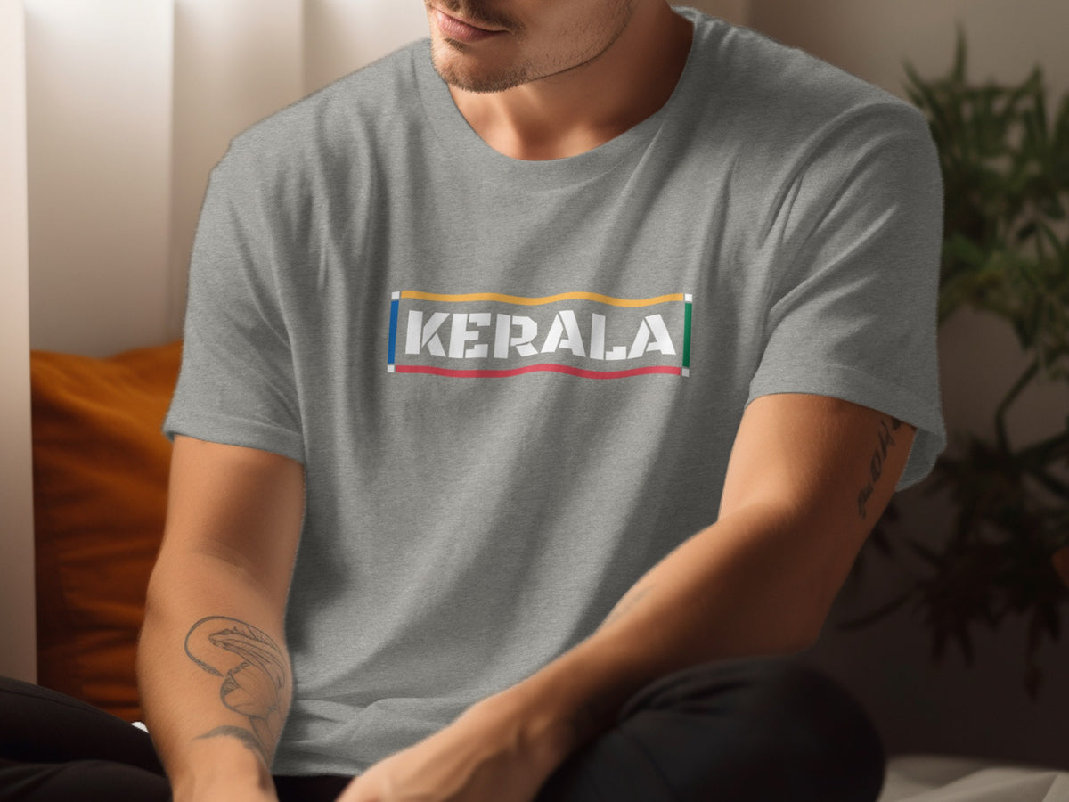Stylish Kerala Graphic T-Shirt with Colorful Design
