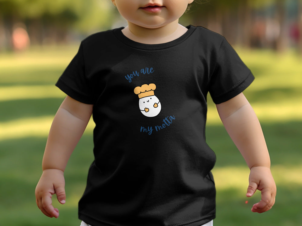 You Are My Muffin Cute Graphic Black T-Shirt