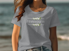 Manavatti Floral Themed Graphic T-Shirt