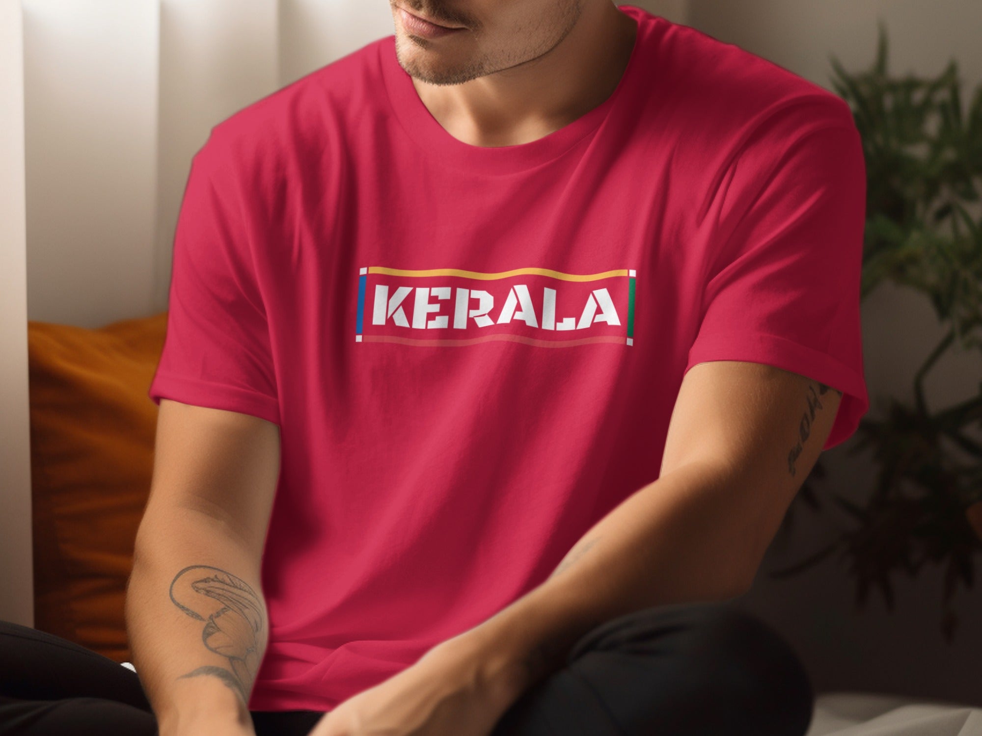 Kerala Bold Letters Casual Wear T-Shirt product