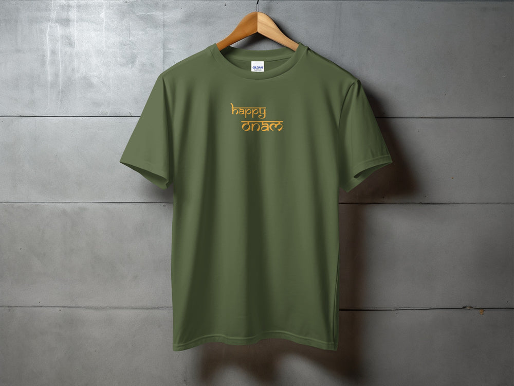 Happy Onam Graphic Tee Casual Clothing