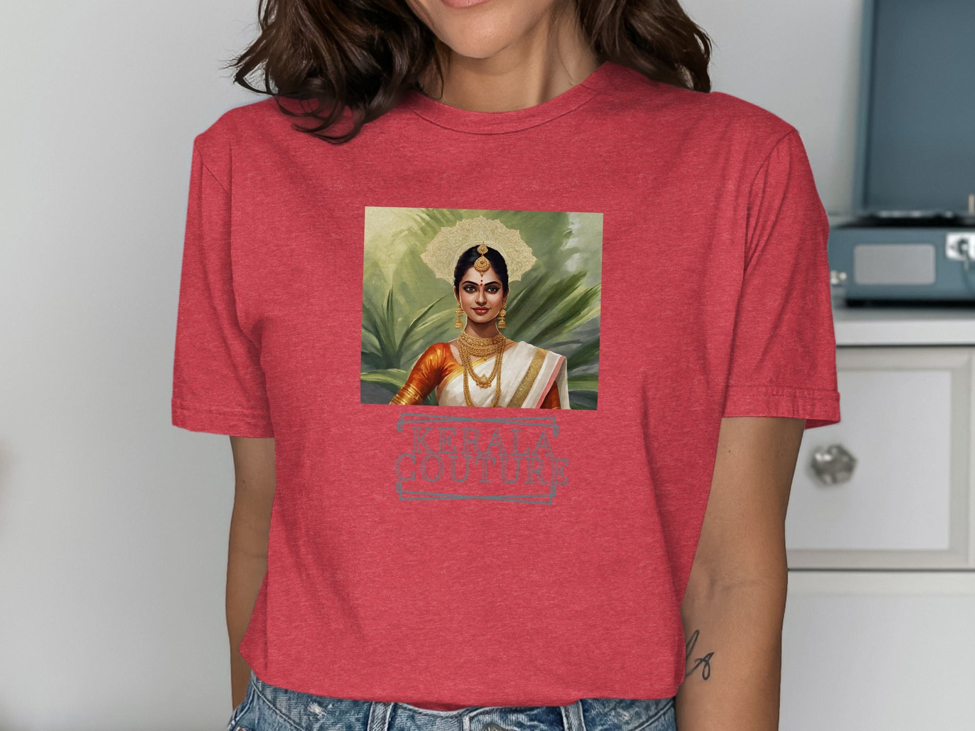 Traditional Indian Woman Portrait Tee