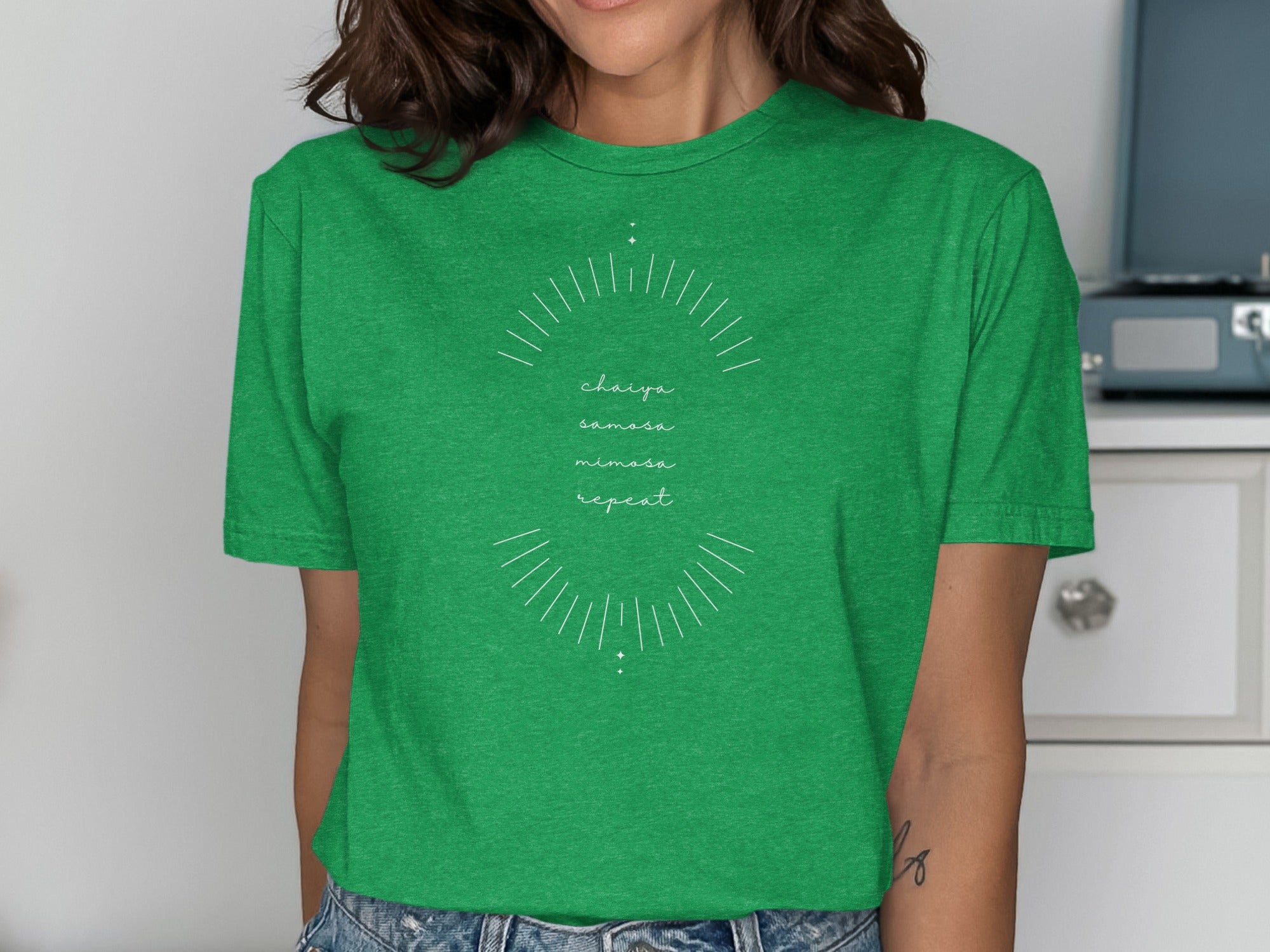 Unique Green Choose Surrender Namaste Repeat Shirt