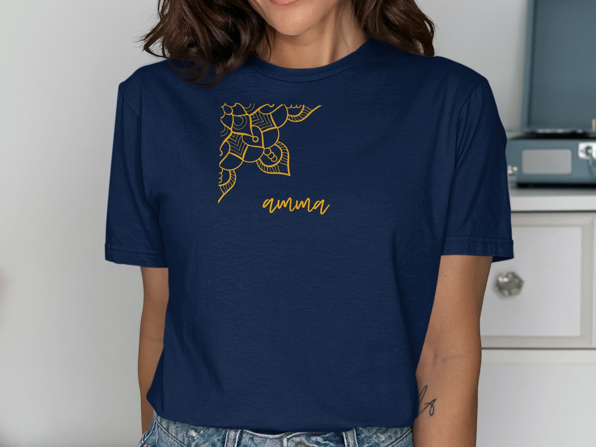 Artistic Design Amma T-shirt Perfect for Everyday Wear
