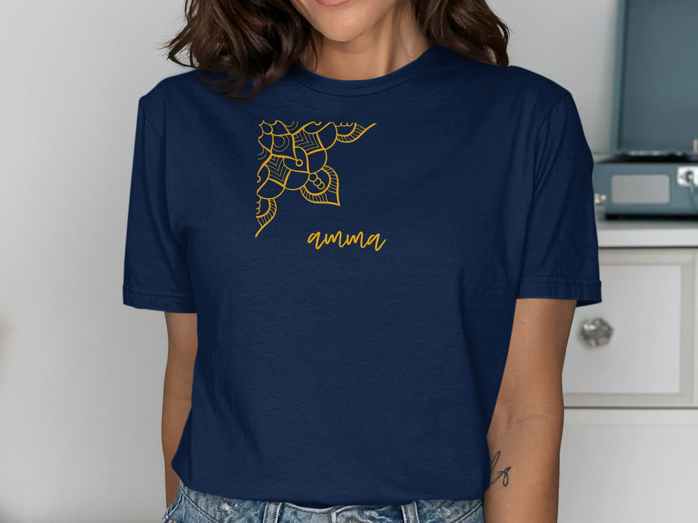Artistic Design Amma T-shirt Perfect for Everyday Wear
