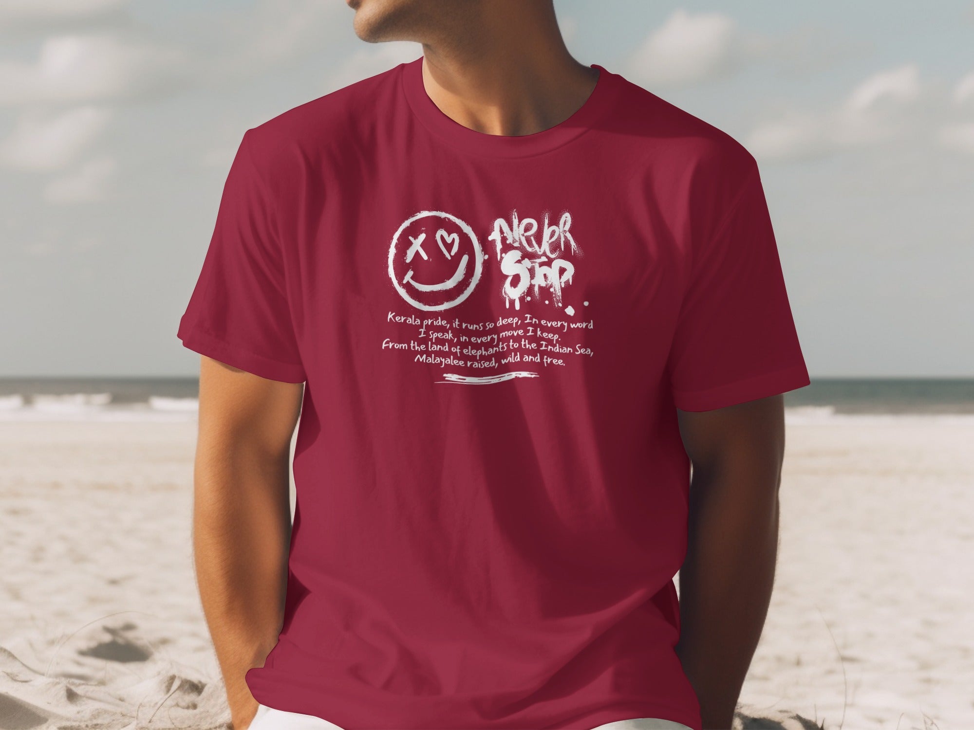 Never Stop Smiling Short Sleeve T-Shirt