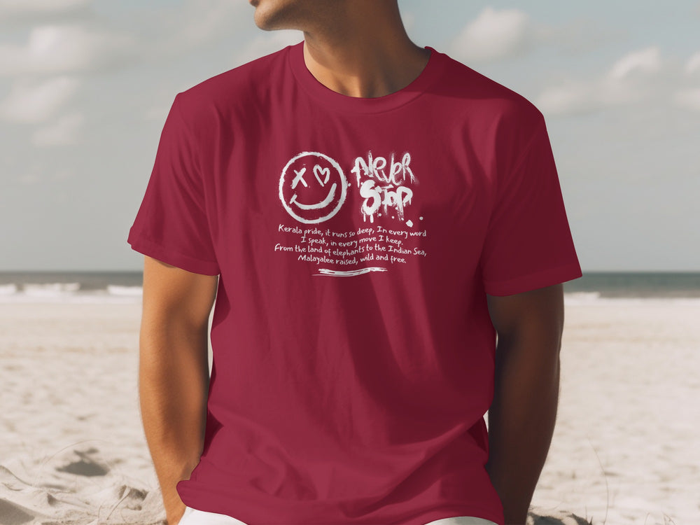 Never Stop Smiling Short Sleeve T-Shirt