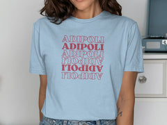 Fashionable Graphic Print T-shirt featuring Bold Letters