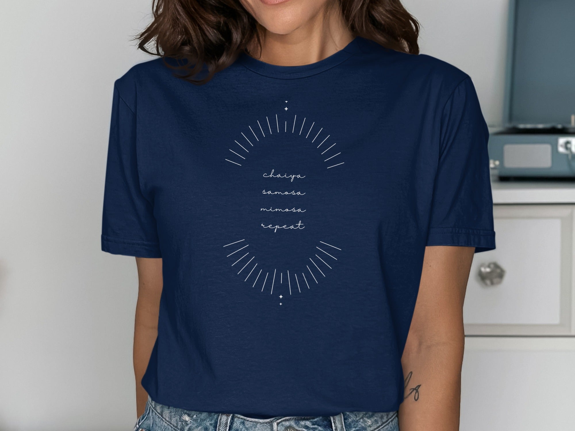 Chicory Summer Mimosa Repeat T-shirt