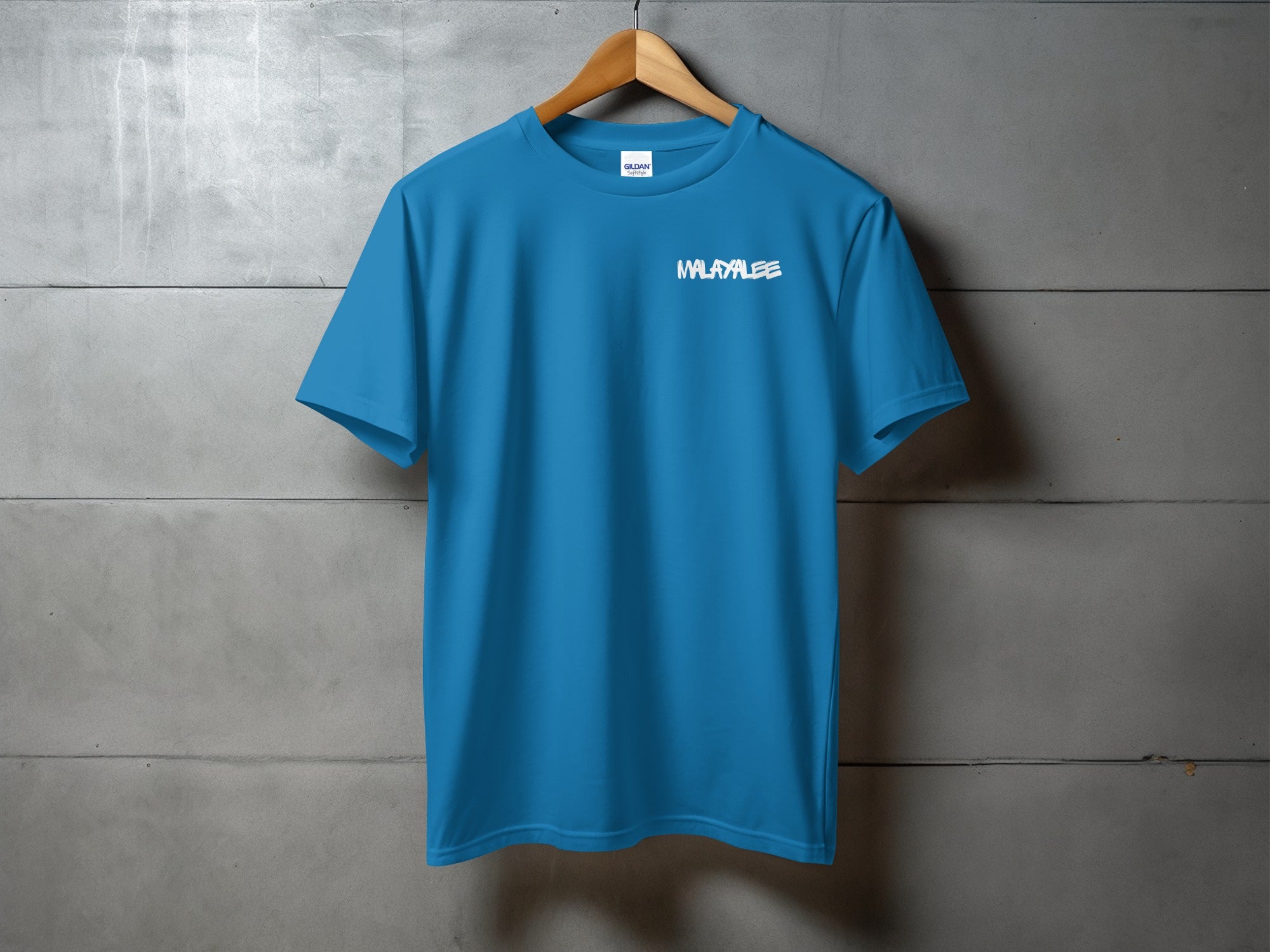 Stylish Vibrant Blue WHYMLES Design Tee Product
