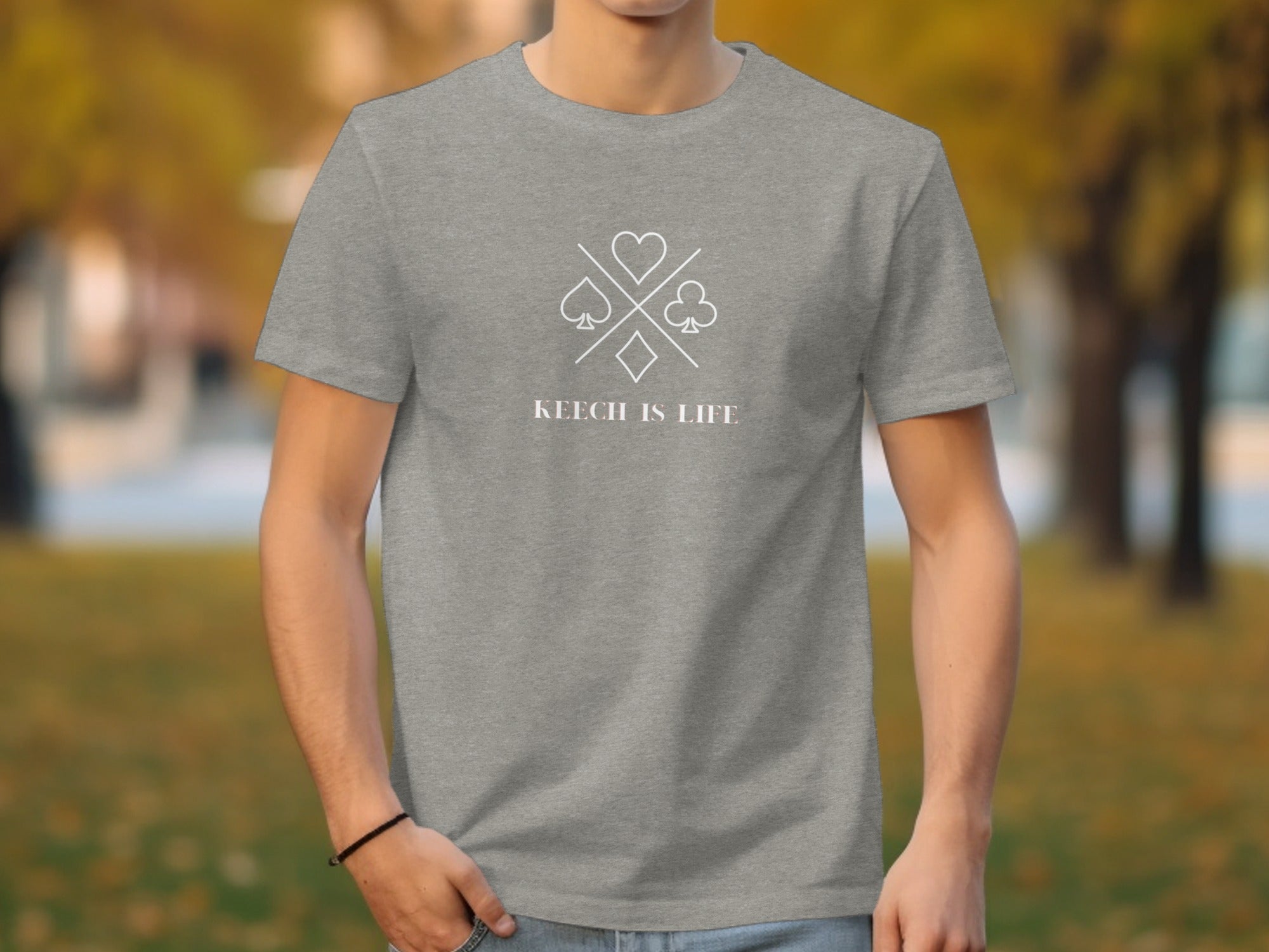 Ketch is Life Playing Card Symbols Graphic Tee