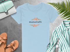 Floral Design Manavalti Graphic Tee Shirt