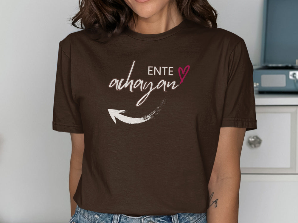 Ente Achayan Heart Arrow Printed T-Shirt